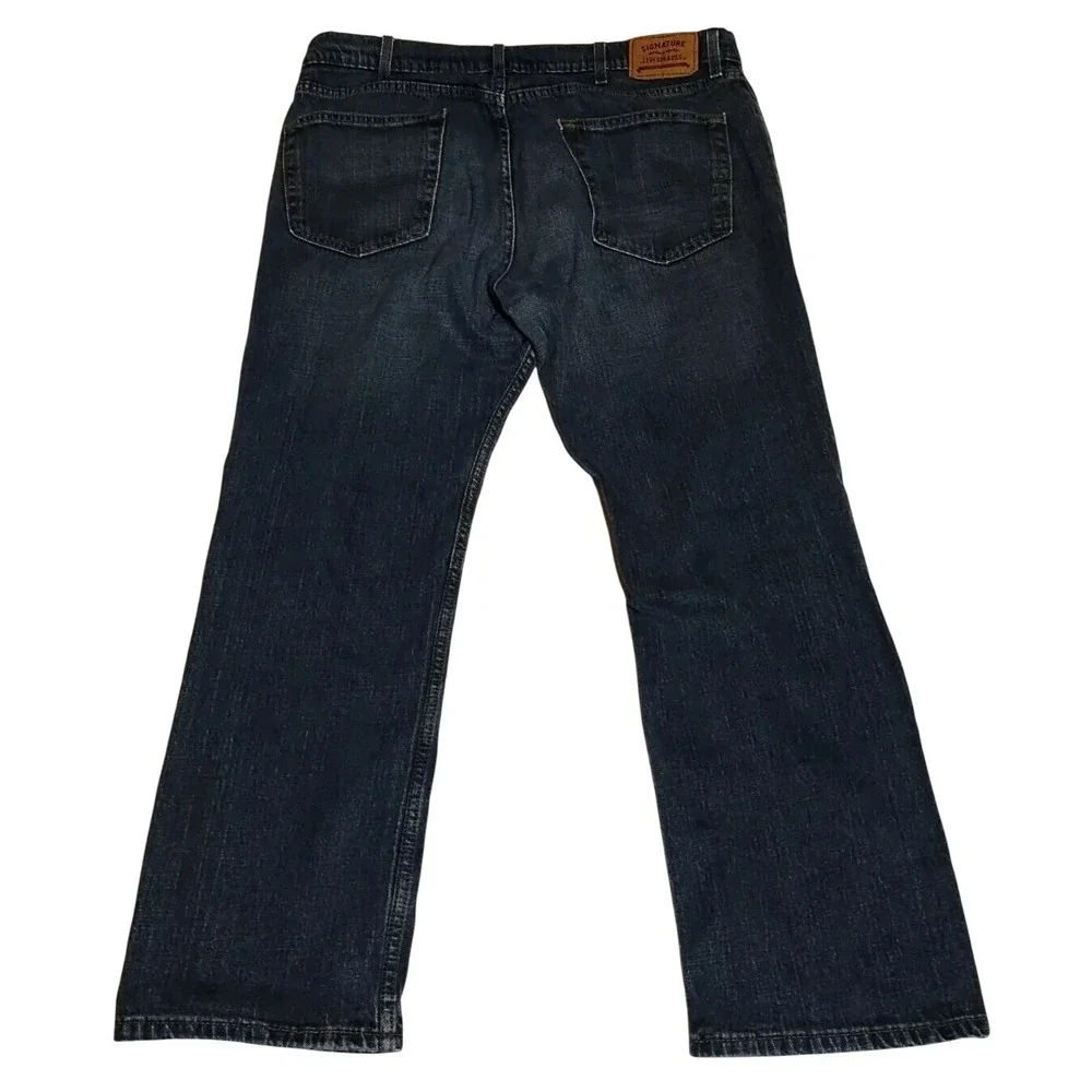 Levis Relaxed Fit Dark‎ Wash Jeans 39x28 (Tag 38x32) Straight Leg Western Cowboy